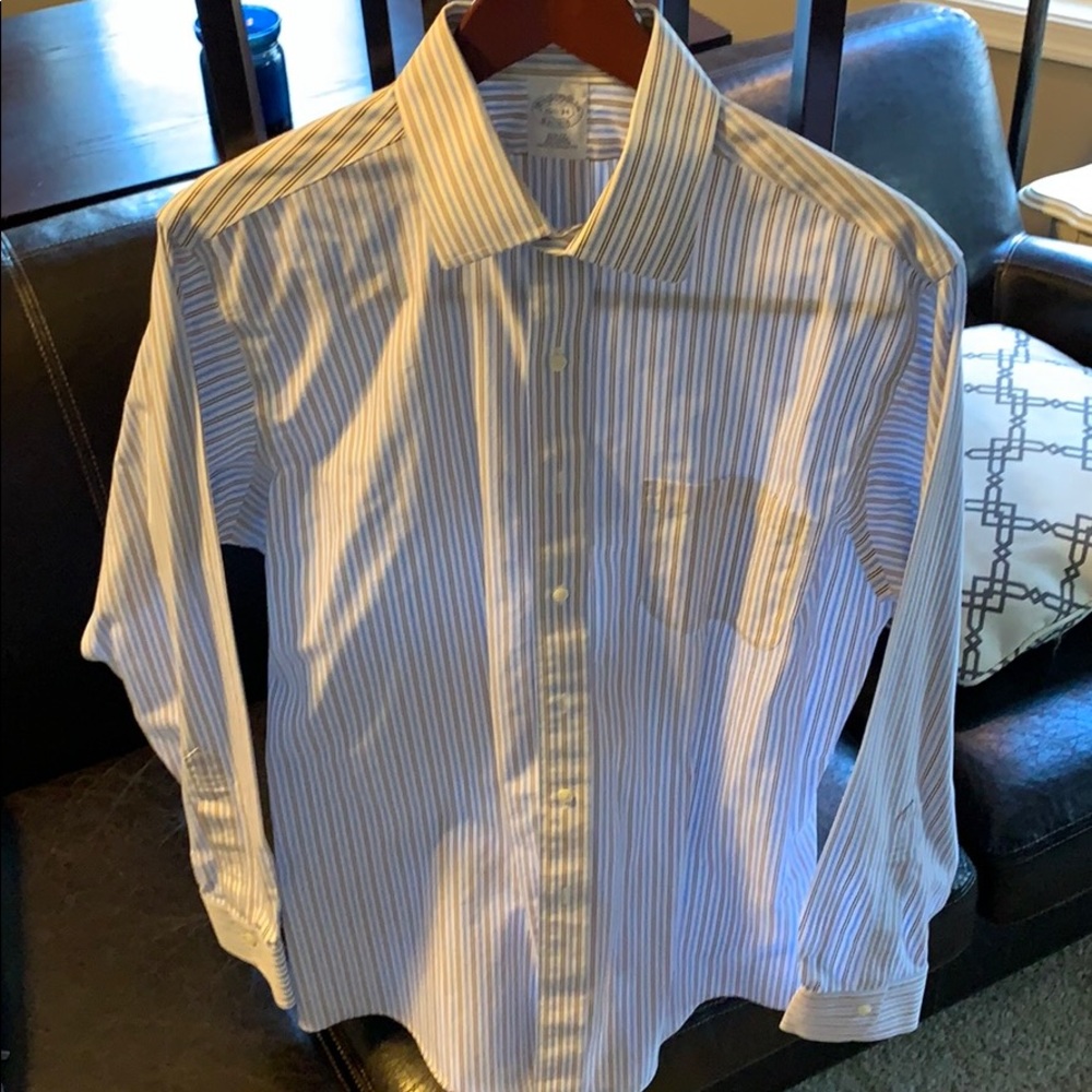 Brook Brothers Dress Shirt 15 1/2 x 34